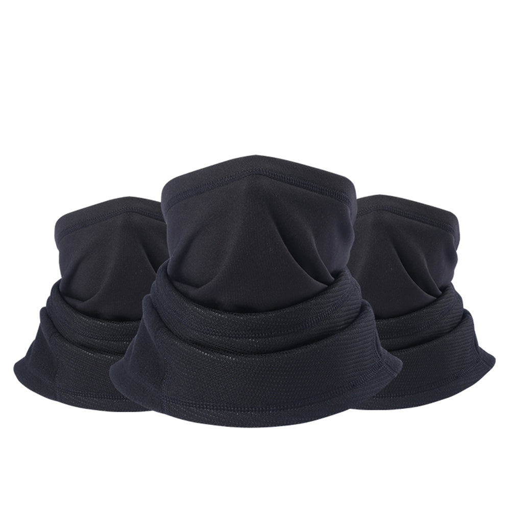 Outdoor Winter Fleece Windproof Neck Warmer Half Face Mask for Cycling Skiing