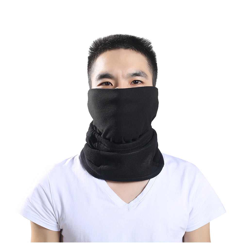 Outdoor Winter Fleece Windproof Neck Warmer Half Face Mask for Cycling Skiing
