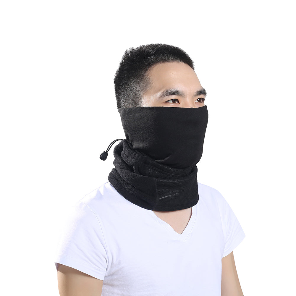 Outdoor Winter Fleece Windproof Neck Warmer Half Face Mask for Cycling Skiing
