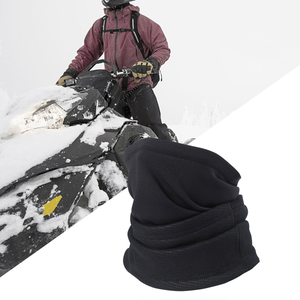 Outdoor Winter Fleece Windproof Neck Warmer Half Face Mask for Cycling Skiing