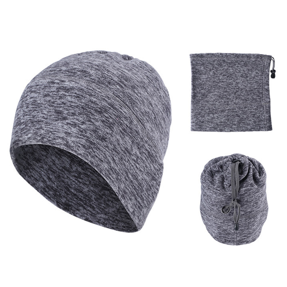 Outdoor Cycling Windproof Thermal Neck Warmer Snood Scarf Beanie Cap Winter