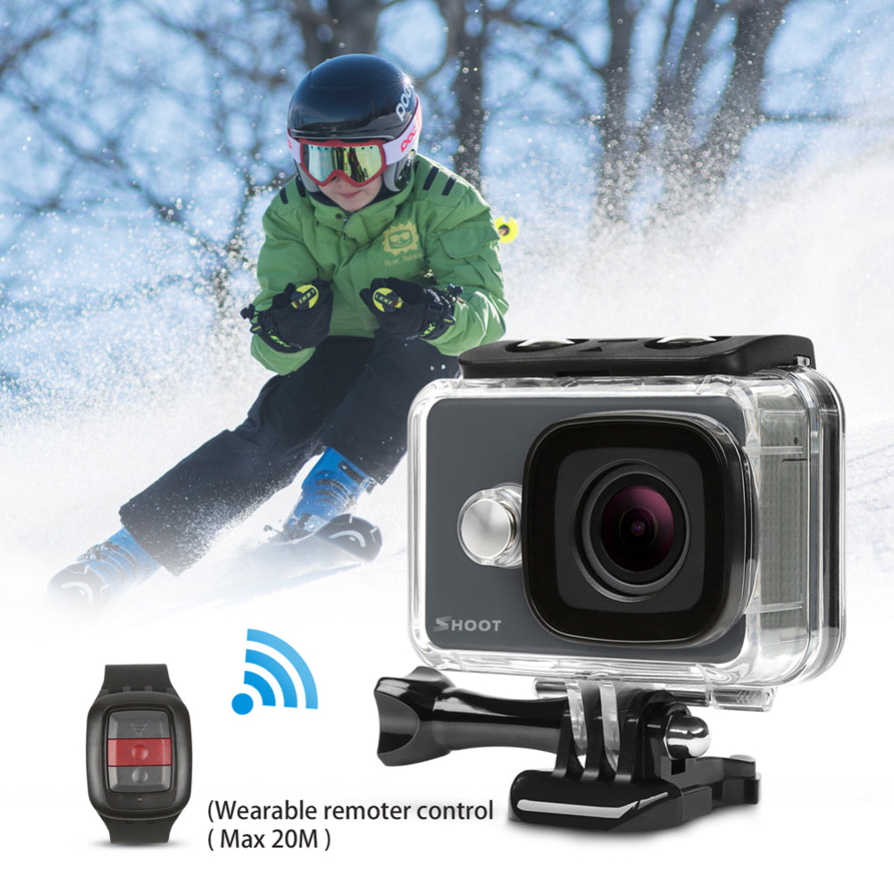 Action Camera WiFi Remote Control Waterproof Outdoor Sports Cam 1080P HD