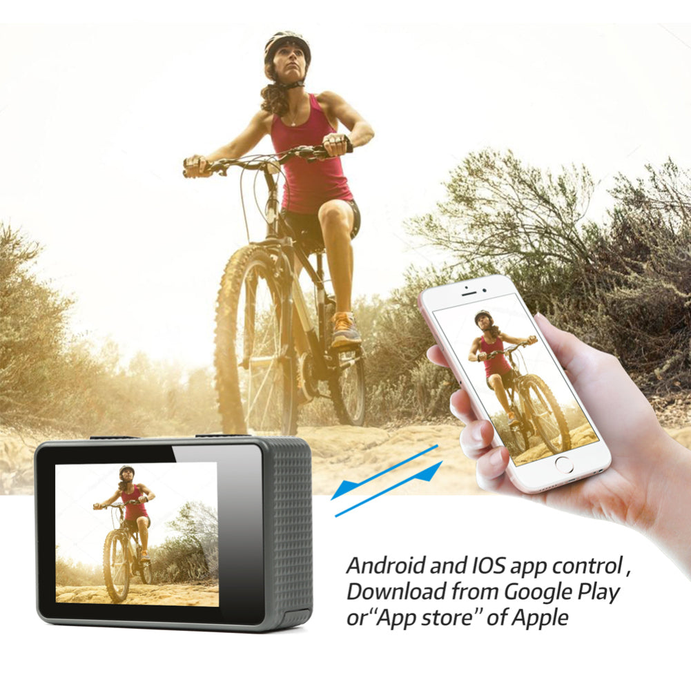 Action Camera WiFi Remote Control Waterproof Outdoor Sports Cam 1080P HD