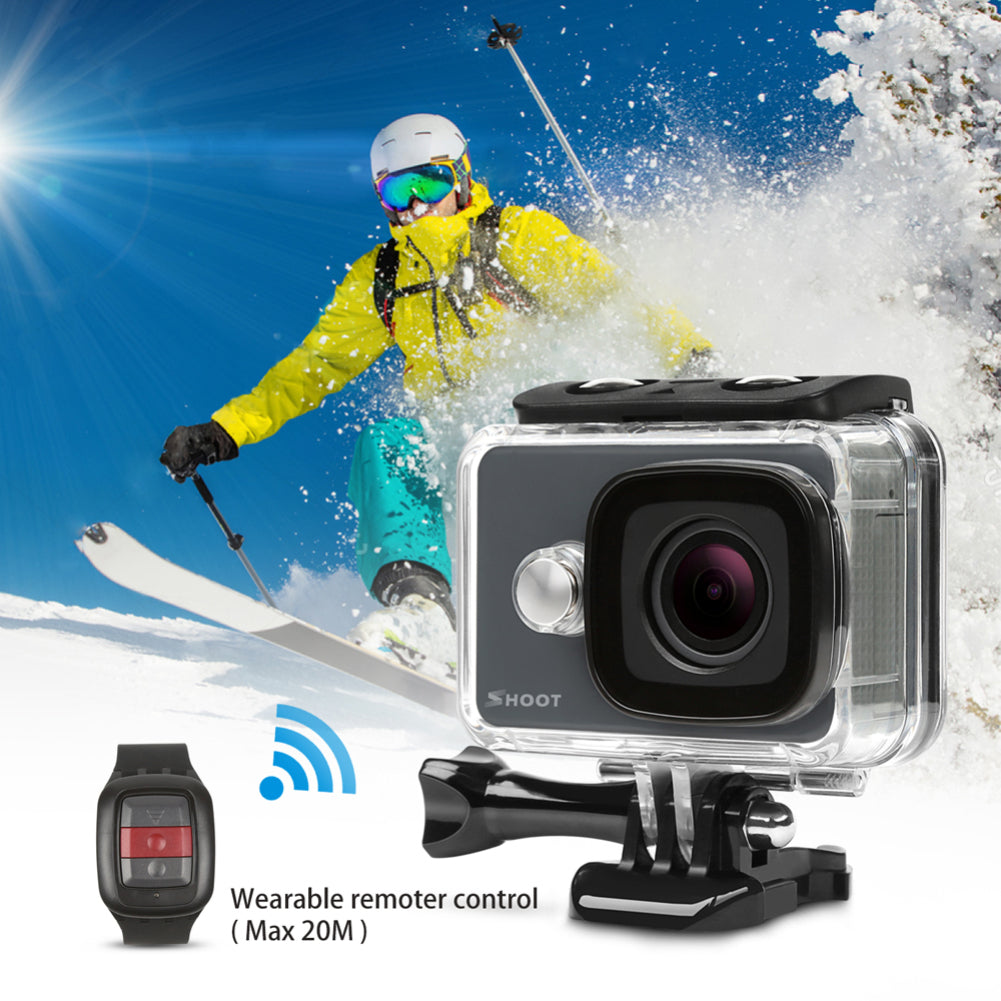 Action Camera WiFi Remote Control Waterproof Outdoor Sports Cam 1080P HD