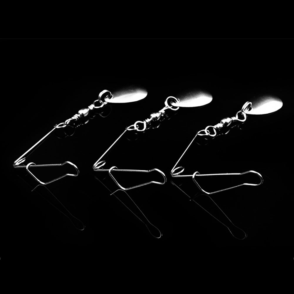 Stainless Steel Spinnerbait Blade Lures Rigs Fishing Spoons Balance Bracket