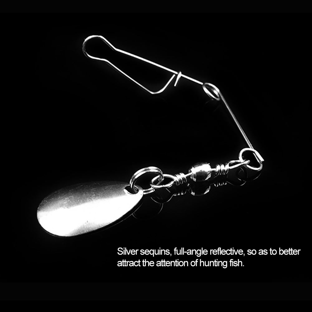 Stainless Steel Spinnerbait Blade Lures Rigs Fishing Spoons Balance Bracket