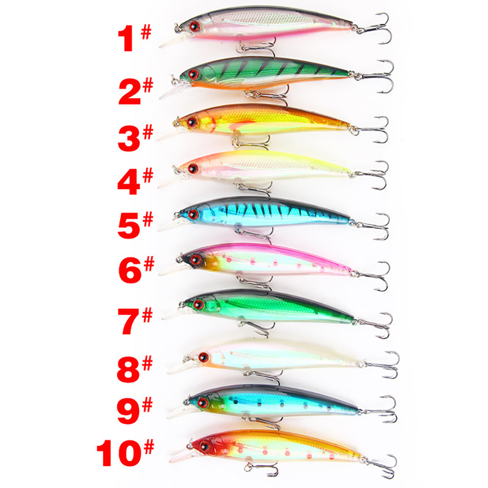 11.5cm Artificial 3D Eyes Fish Lure Outdoor Fishing Bait Tackle Tool with Hook