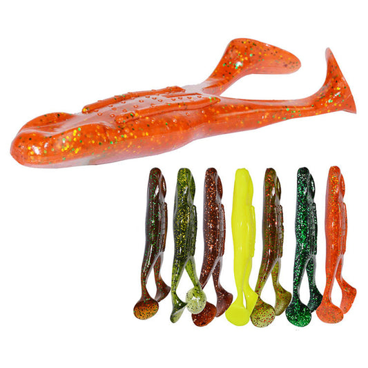 2Pcs Artificial Lifelike Frog Fishing Lure Bait Silicone Simulation Tackle Tool