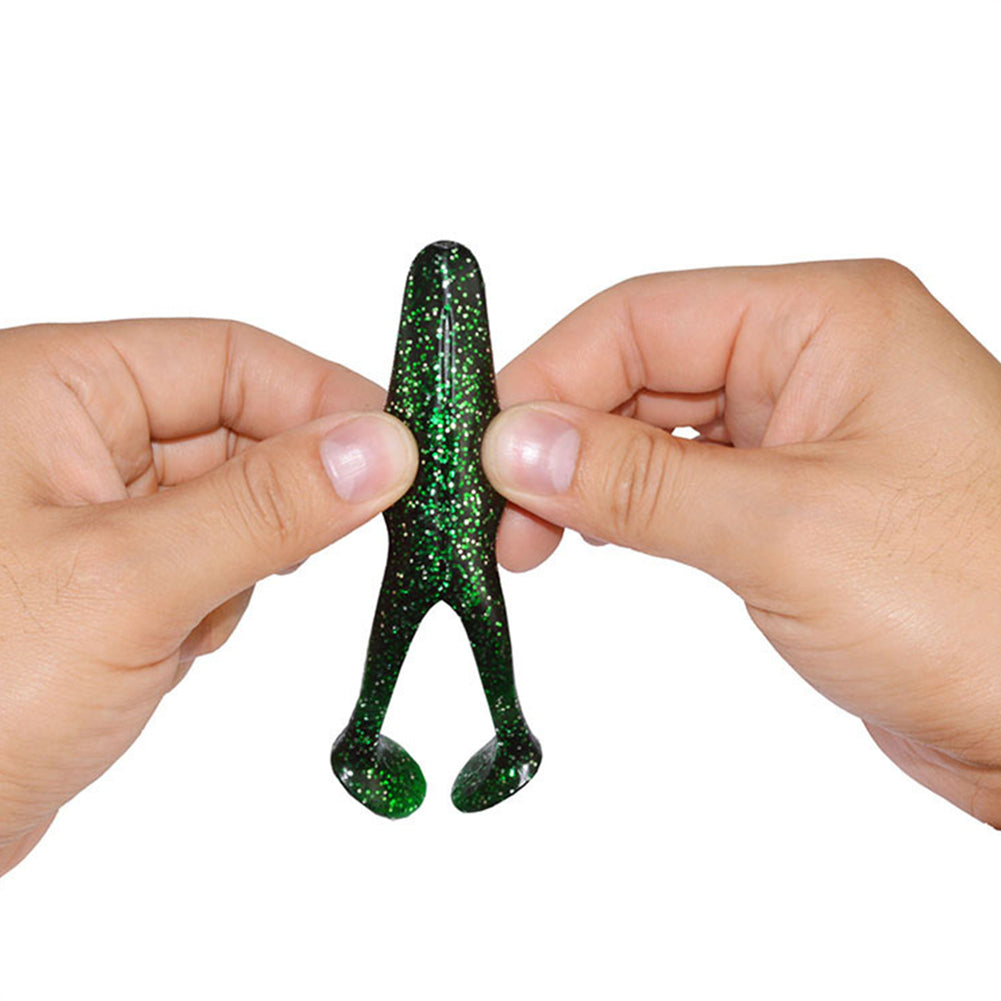 2Pcs Artificial Lifelike Frog Fishing Lure Bait Silicone Simulation Tackle Tool