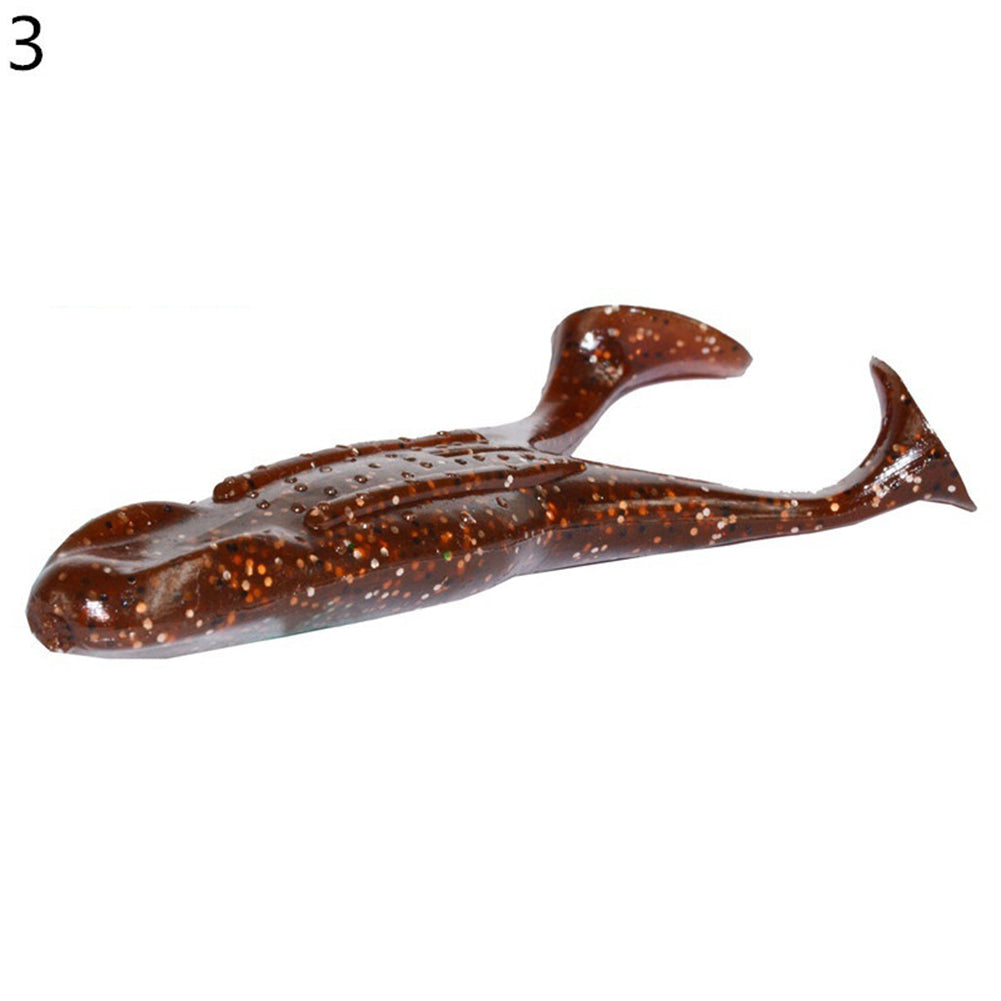 2Pcs Artificial Lifelike Frog Fishing Lure Bait Silicone Simulation Tackle Tool
