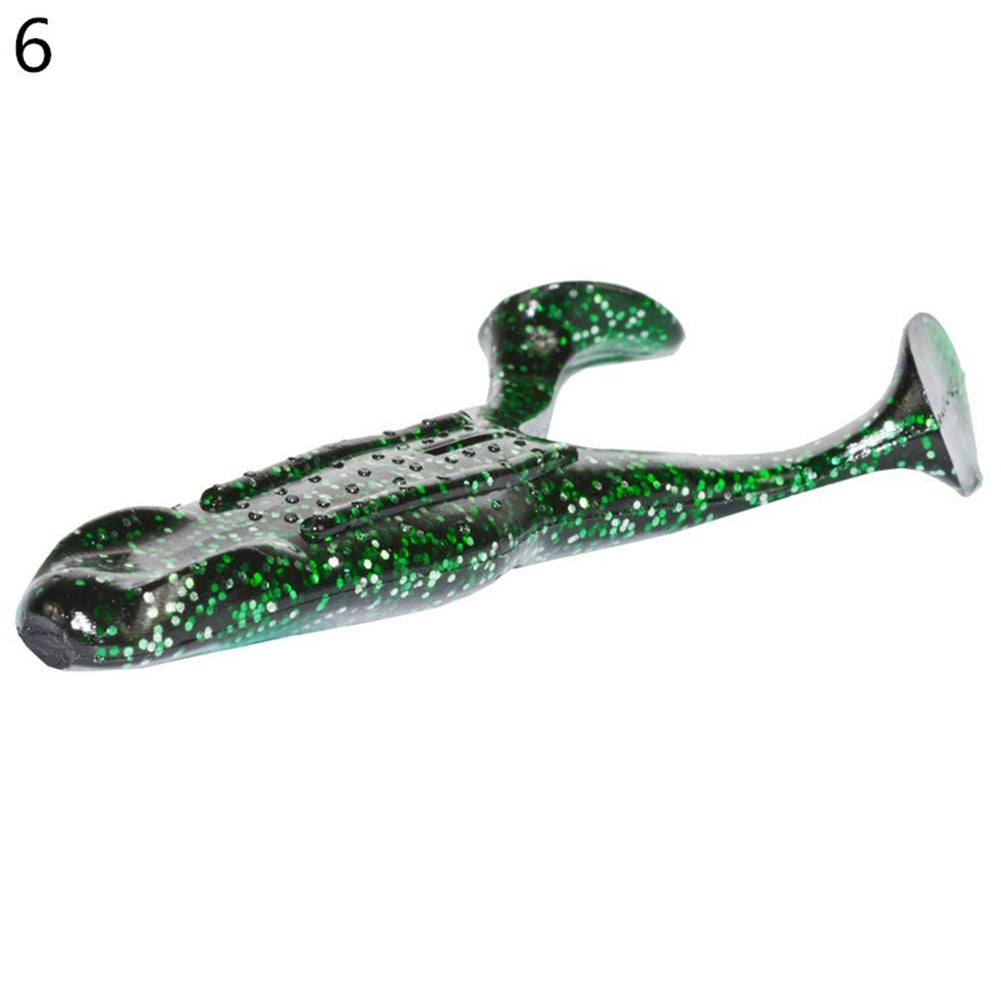 2Pcs Artificial Lifelike Frog Fishing Lure Bait Silicone Simulation Tackle Tool