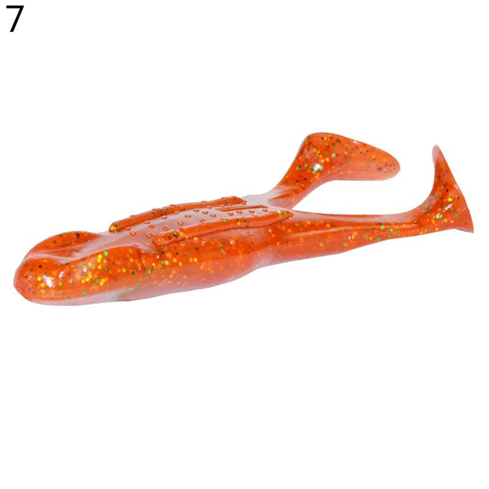 2Pcs Artificial Lifelike Frog Fishing Lure Bait Silicone Simulation Tackle Tool