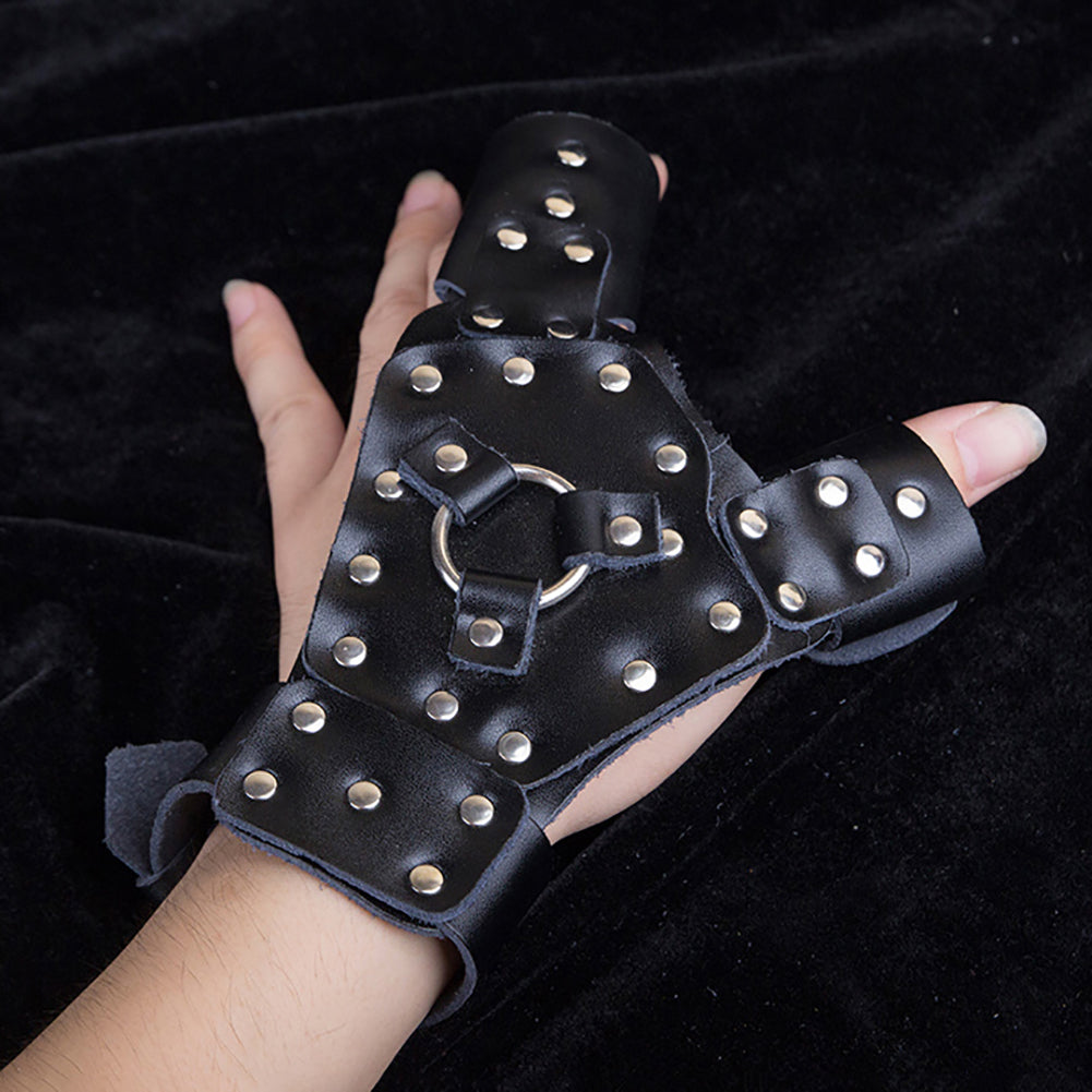 Archery Fishing Reel Hunting Slingshot Wristband Hand Guard Protective Gear