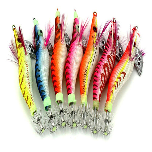 Plastic Shrimp Shape False Bait Luminous Lures Bionic Squid Hook Fishing Lure