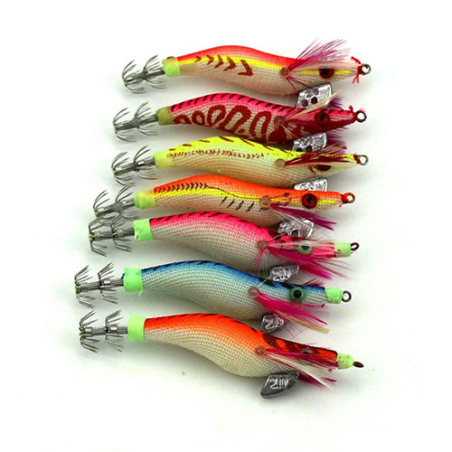 Plastic Shrimp Shape False Bait Luminous Lures Bionic Squid Hook Fishing Lure