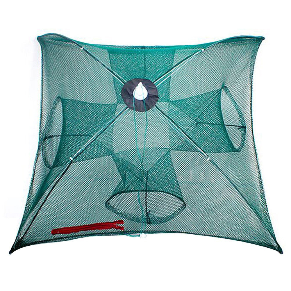 Portable Folding Automatic Fishing Net Fish Minnow Shrimp Crab Mesh Trap Tool