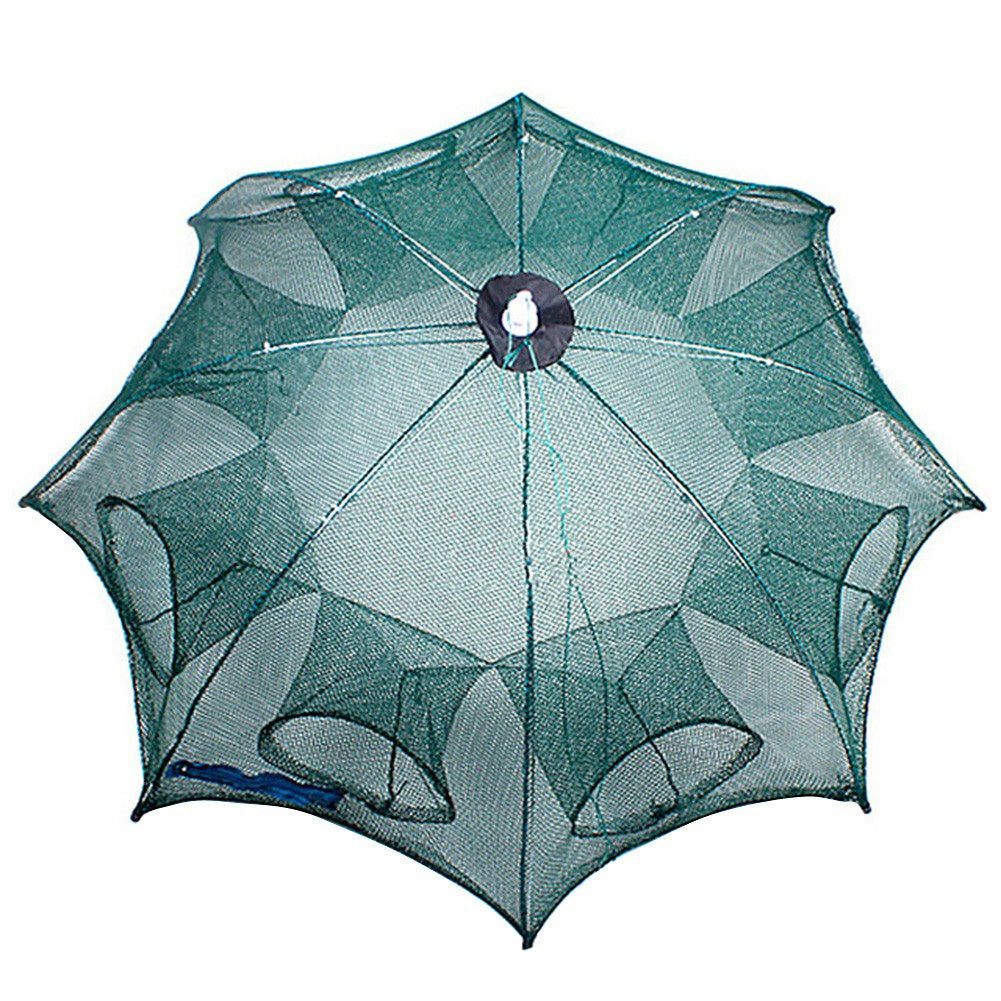 Portable Folding Automatic Fishing Net Fish Minnow Shrimp Crab Mesh Trap Tool