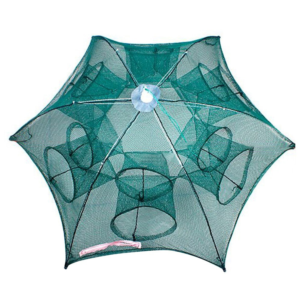 Portable Folding Automatic Fishing Net Fish Minnow Shrimp Crab Mesh Trap Tool