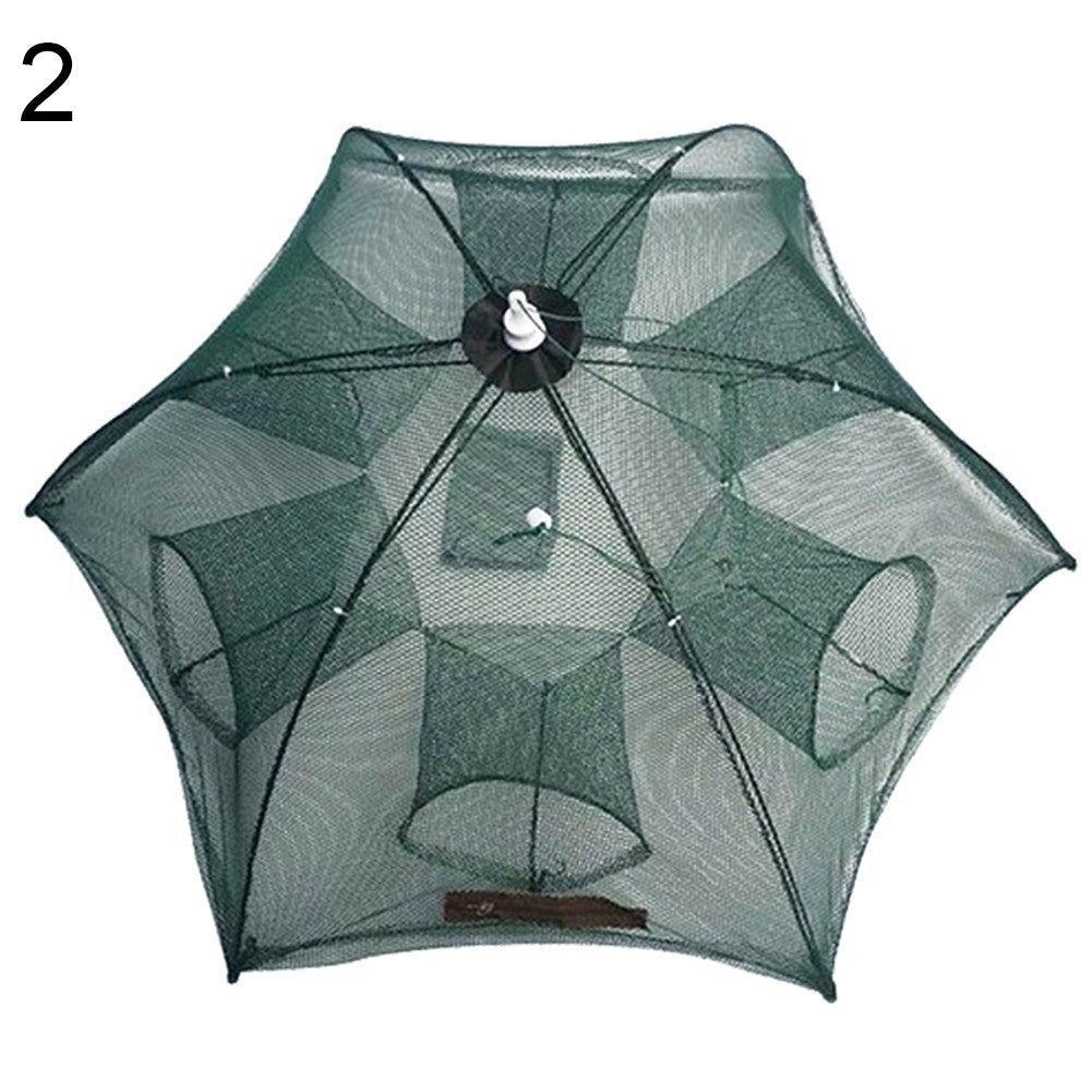 Portable Folding Automatic Fishing Net Fish Minnow Shrimp Crab Mesh Trap Tool