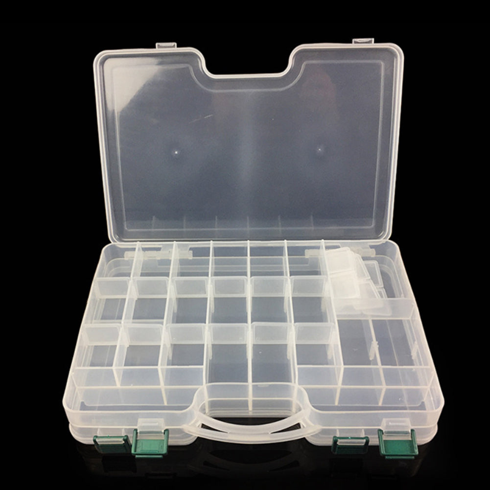 Large Capacity Fish Lure Bait Hook Tackle Box Fishing Storage Case Container