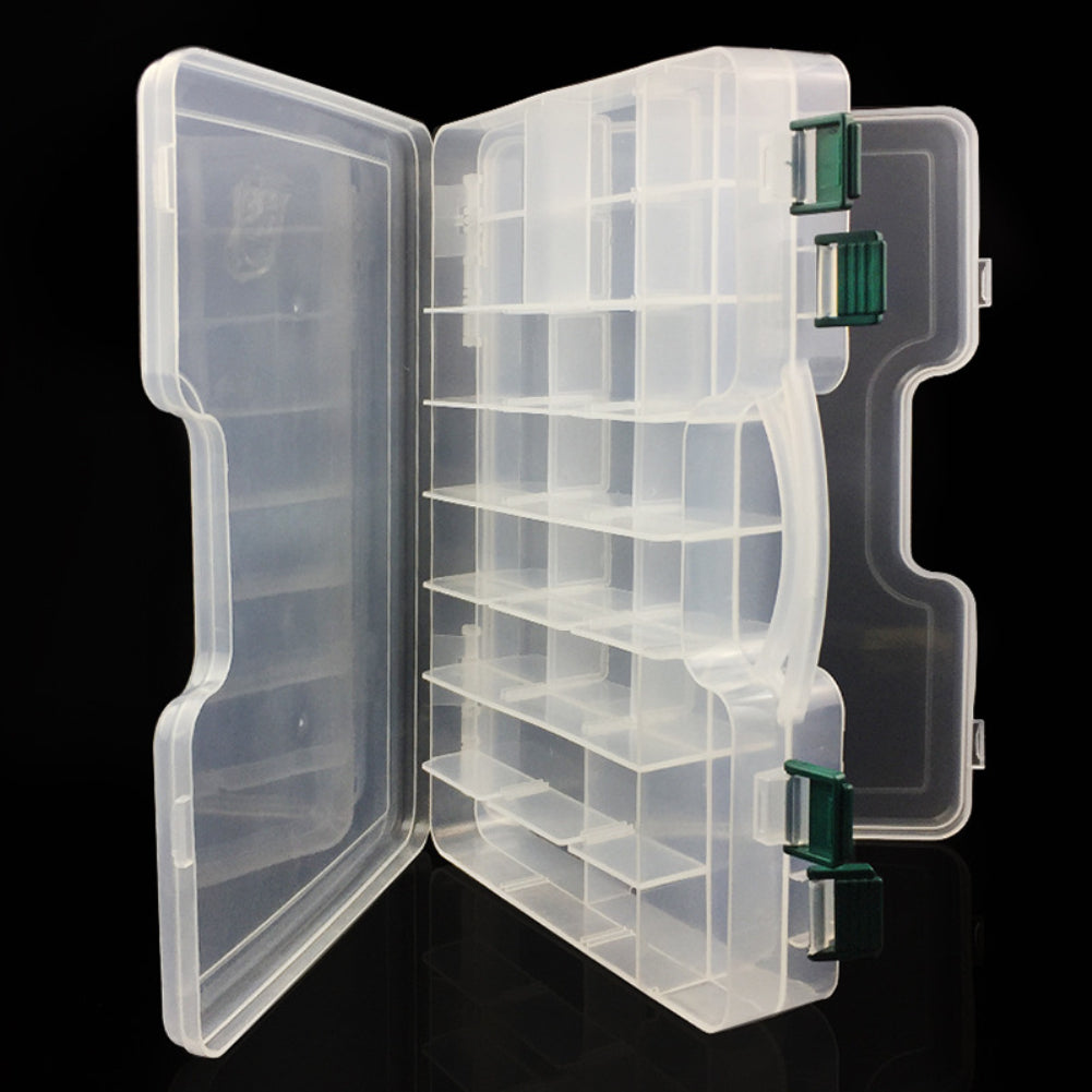 Large Capacity Fish Lure Bait Hook Tackle Box Fishing Storage Case Container