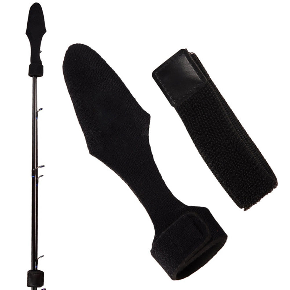 Fishing Rod Tip Cover Tie Tackle Fish Pole Fastening Strap Set Accessories