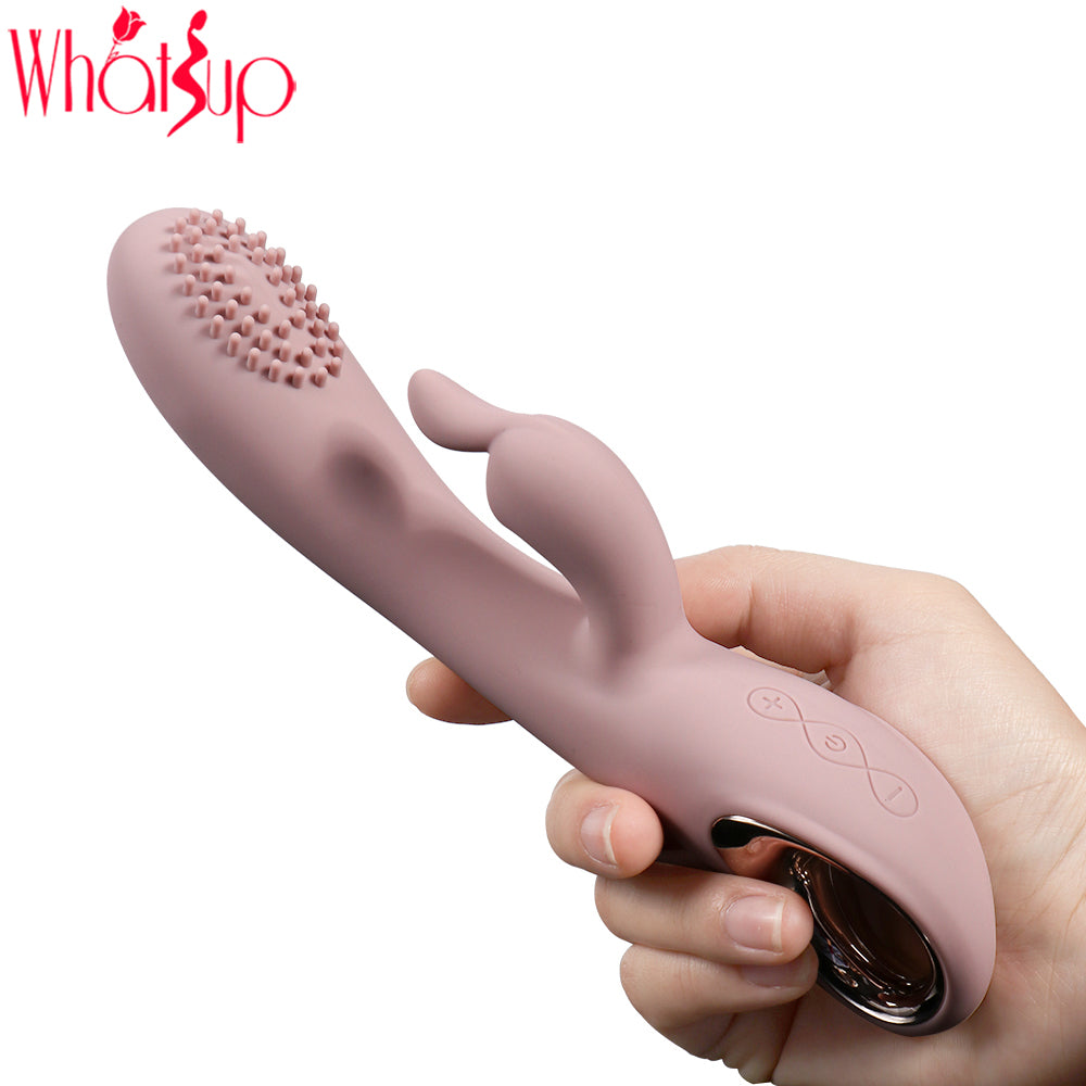 Whatsup YY-V10035 Silicone+ABS IPX7 Waterproof Adult Female Vagina Handy Women Vibrator Sex Toy