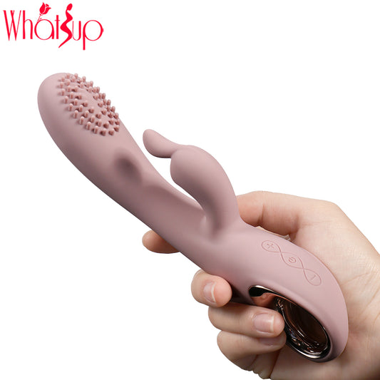 Whatsup YY-V10035 Silicone+ABS IPX7 Waterproof Adult Female Vagina Handy Women Vibrator Sex Toy