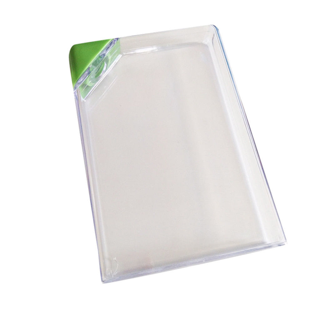 450ML Creative Book Paper Shape Transparent Portable Flat Plastic Water Bottle