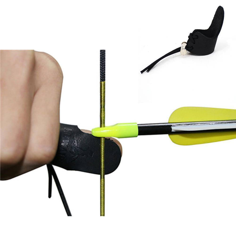 Archery Thumb Finger Tip Protector Guard Recurve Bow Outdoor Sports Hunting