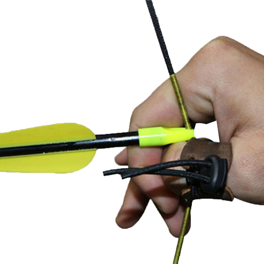 Archery Thumb Finger Tip Protector Guard Recurve Bow Outdoor Sports Hunting