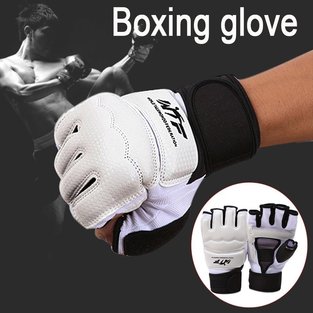 1Pair Taekwondo Fighting Hand Protector Martial Arts Sports Guard Boxing Gloves