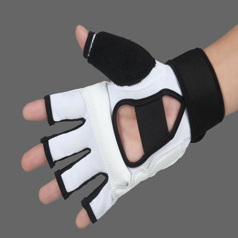 1Pair Taekwondo Fighting Hand Protector Martial Arts Sports Guard Boxing Gloves