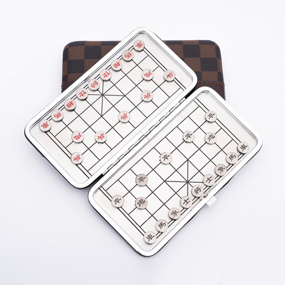 Portable Travel Folding Magnetic Chinese Chess Board Game Intelligence Toy