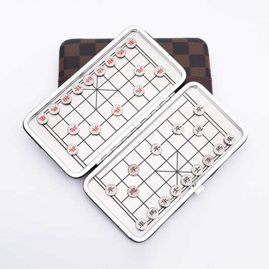 Portable Travel Folding Magnetic Chinese Chess Board Game Intelligence Toy