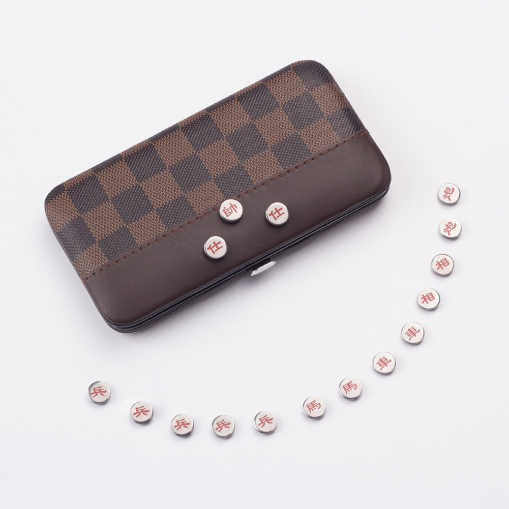 Portable Travel Folding Magnetic Chinese Chess Board Game Intelligence Toy