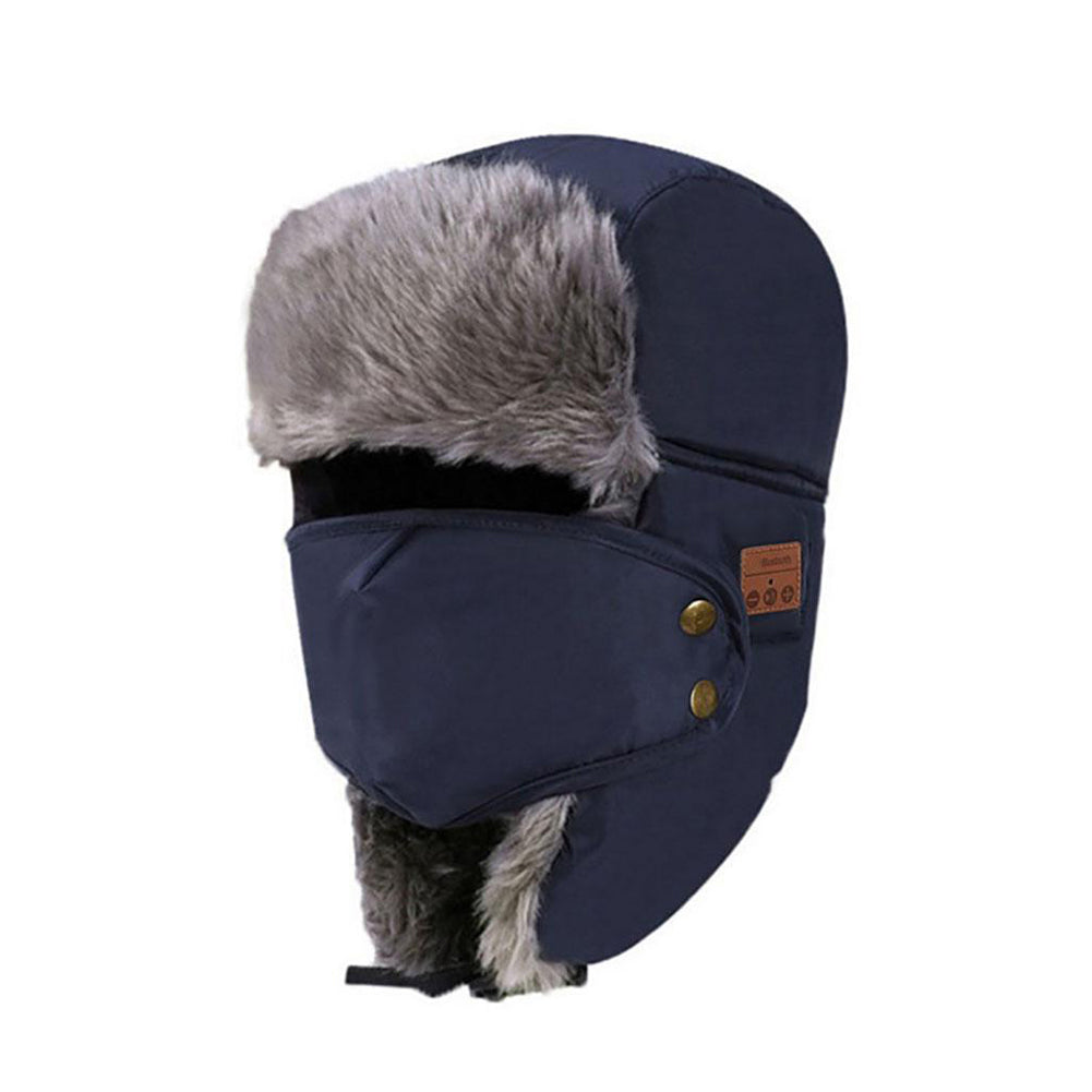 Bluetooth 5.0 Earphone Hat Winter Windproof Wireless Headset Unisex Music Cap