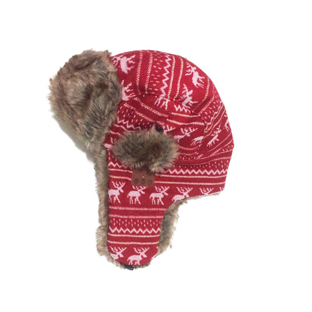 Bluetooth 5.0 Earphone Hat Winter Windproof Wireless Headset Unisex Music Cap