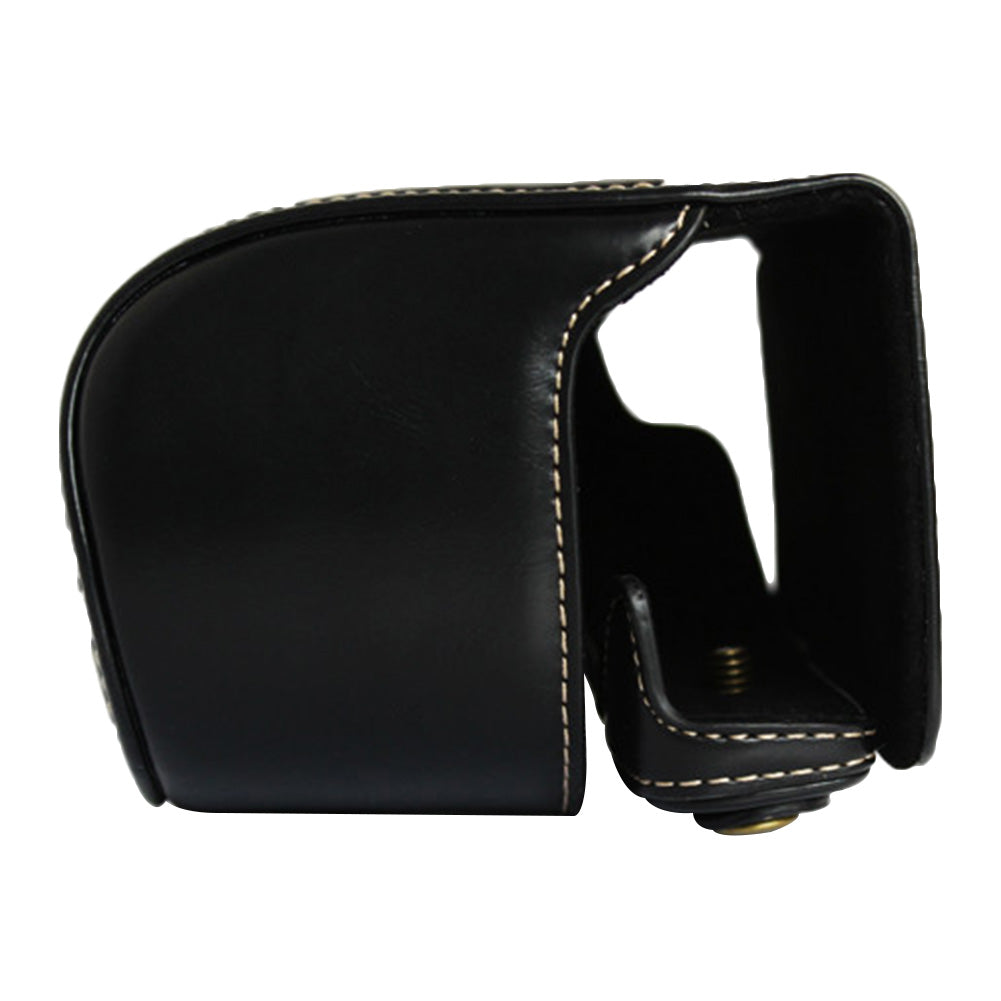 Faux Leather Case Cover Protective Pouch Camera Bag for Sony A5000 A5100 NEX-3N