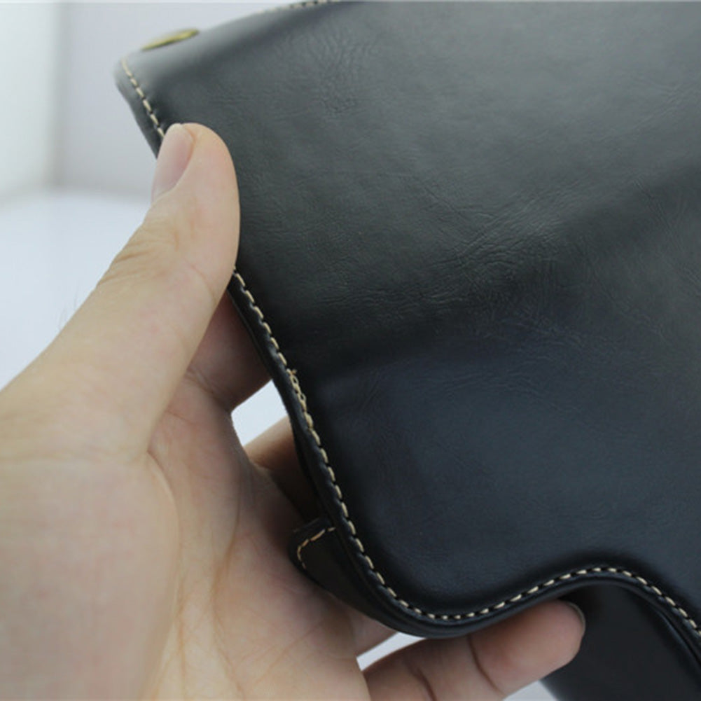 Faux Leather Case Cover Protective Pouch Camera Bag for Sony A5000 A5100 NEX-3N