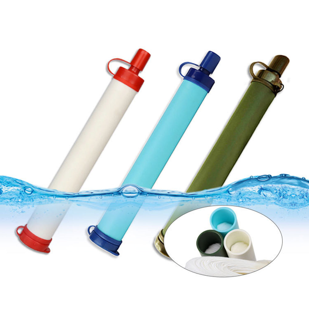 Fashion Camping Hiking Portable Filter Suction Pipe Outdoor Wild Water Purifier