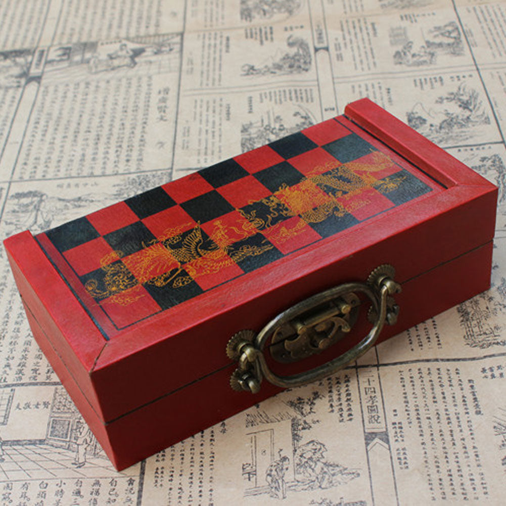 Kids Adults Professional Qing Dynasty Soldiers Table Chess Board Fun Toy Game