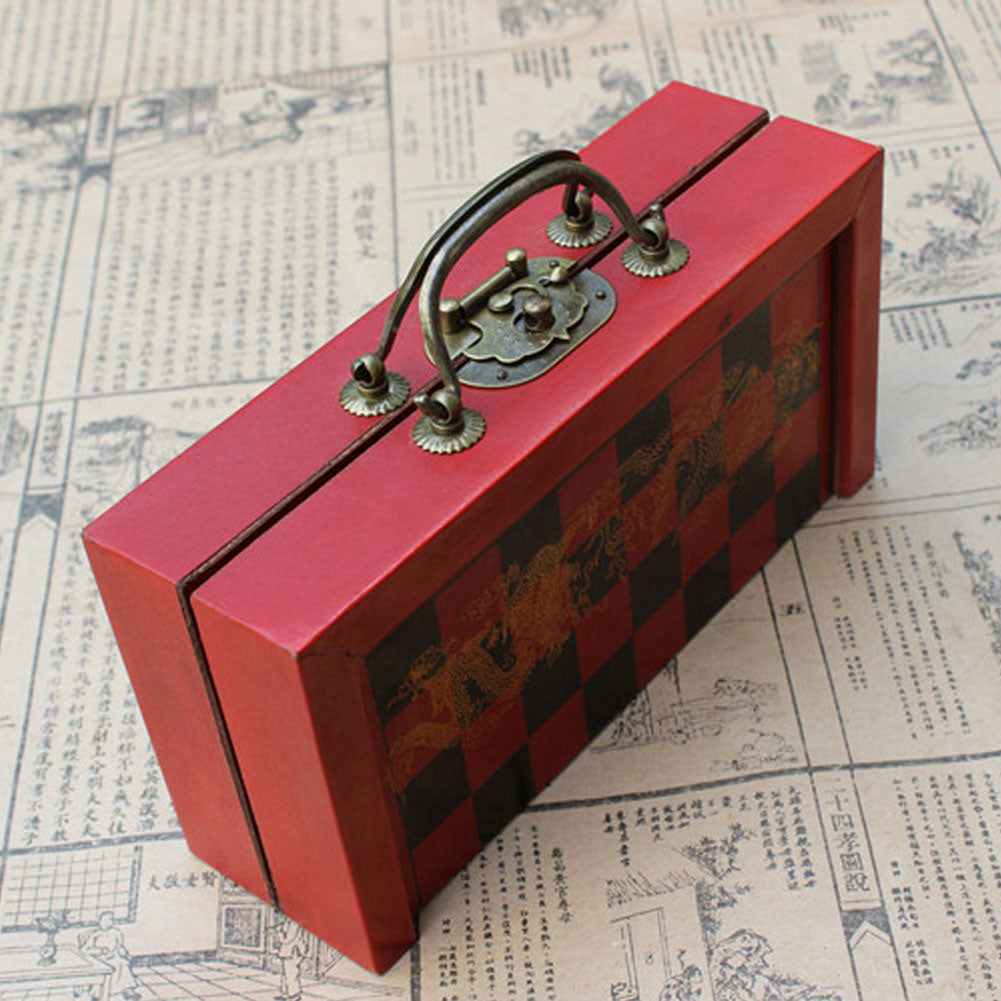 Kids Adults Professional Qing Dynasty Soldiers Table Chess Board Fun Toy Game