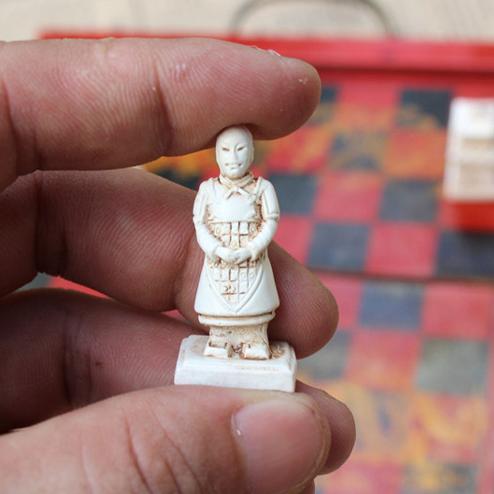 Kids Adults Professional Qing Dynasty Soldiers Table Chess Board Fun Toy Game