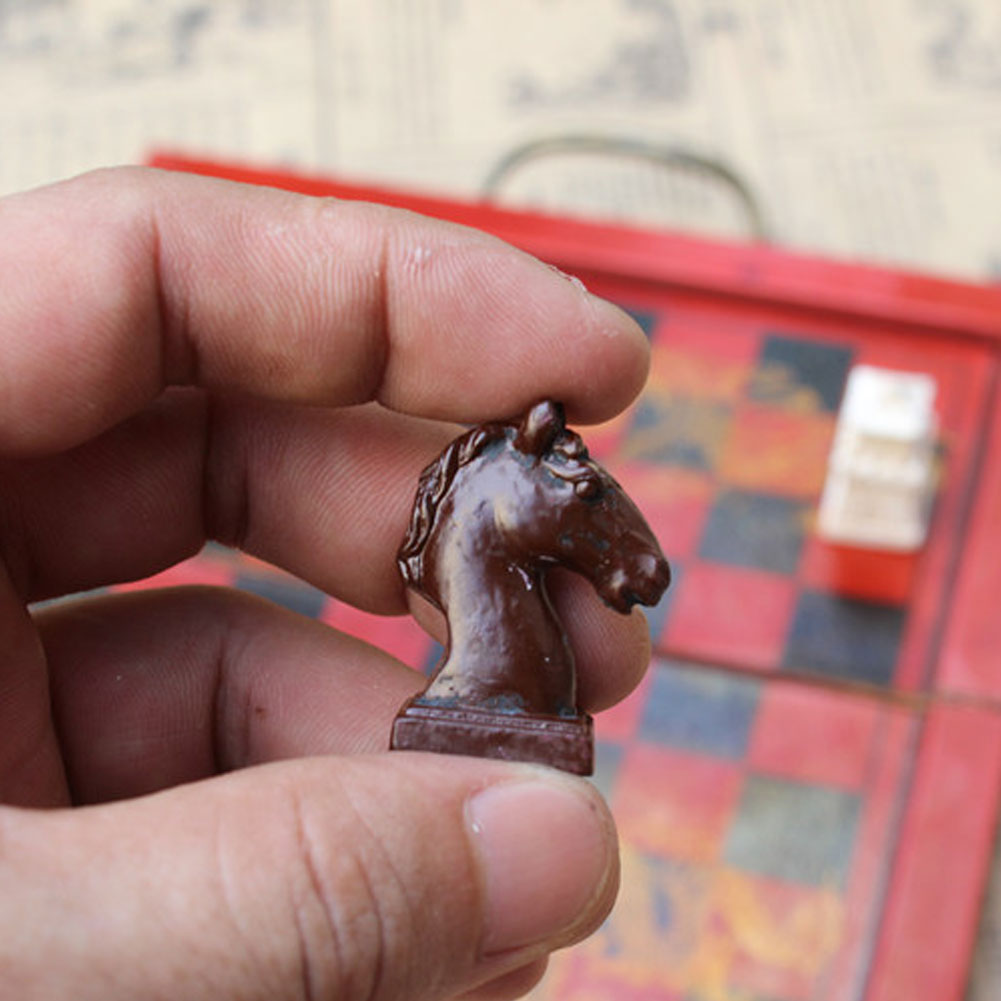 Kids Adults Professional Qing Dynasty Soldiers Table Chess Board Fun Toy Game