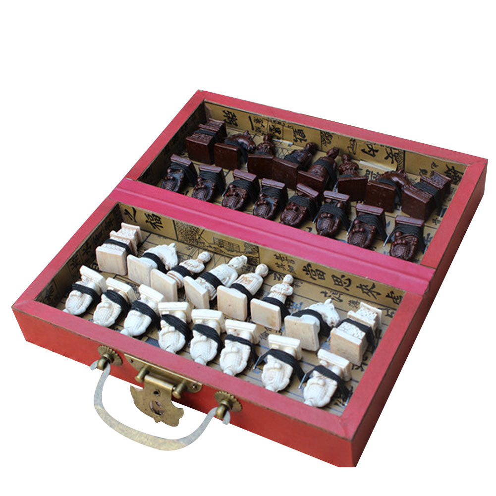Kids Adults Professional Qing Dynasty Soldiers Table Chess Board Fun Toy Game