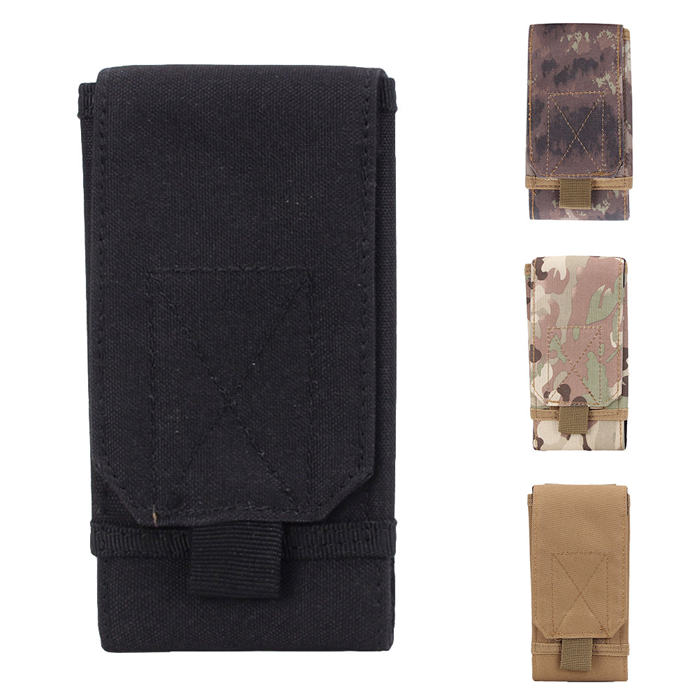 Phone Bag Tactical Outdoor Sports Belt Loop Cover Magic Tape Oxford Cloth Pouch