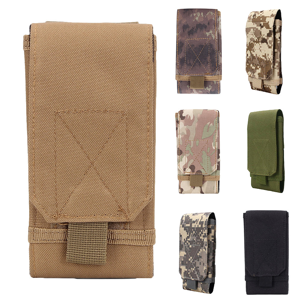 Phone Bag Tactical Outdoor Sports Belt Loop Cover Magic Tape Oxford Cloth Pouch