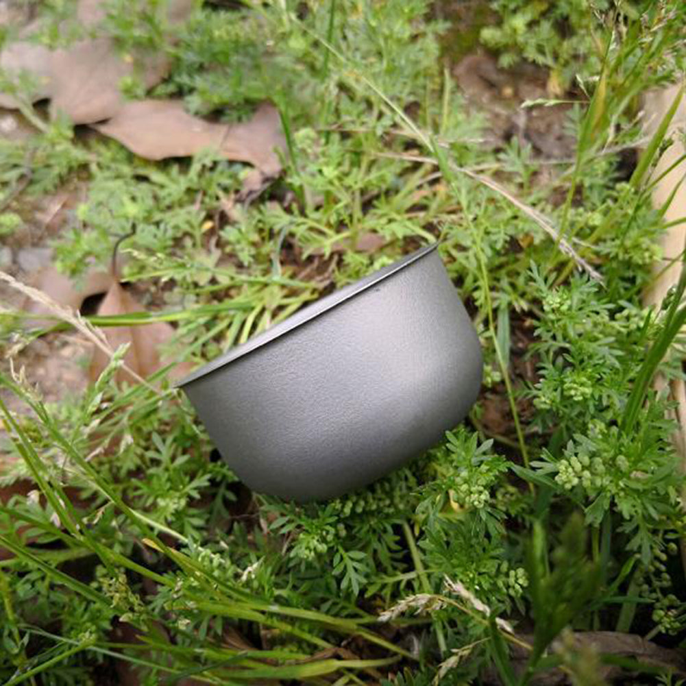 62ml Outdoor Camping Hiking Titanium Mini Ultralight Water Tea Cup Tableware