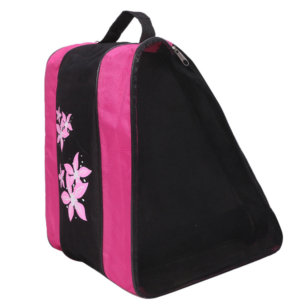 Large Capacity Durable Ice Skates Roller Skating Carry Holder Storage Zipper Bag